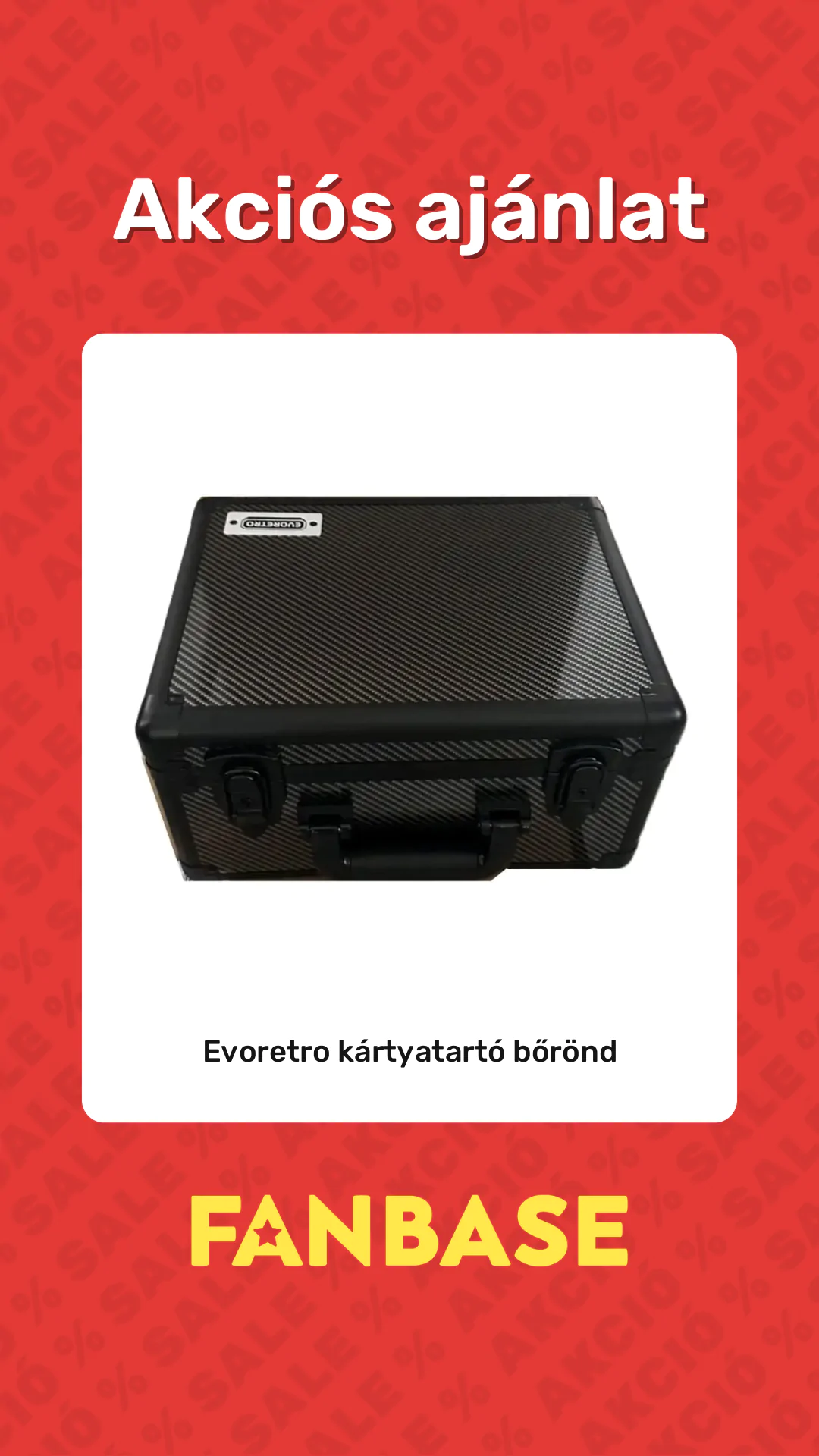 Akciós ajánlat: Evoretro kártyatartó bőrönd