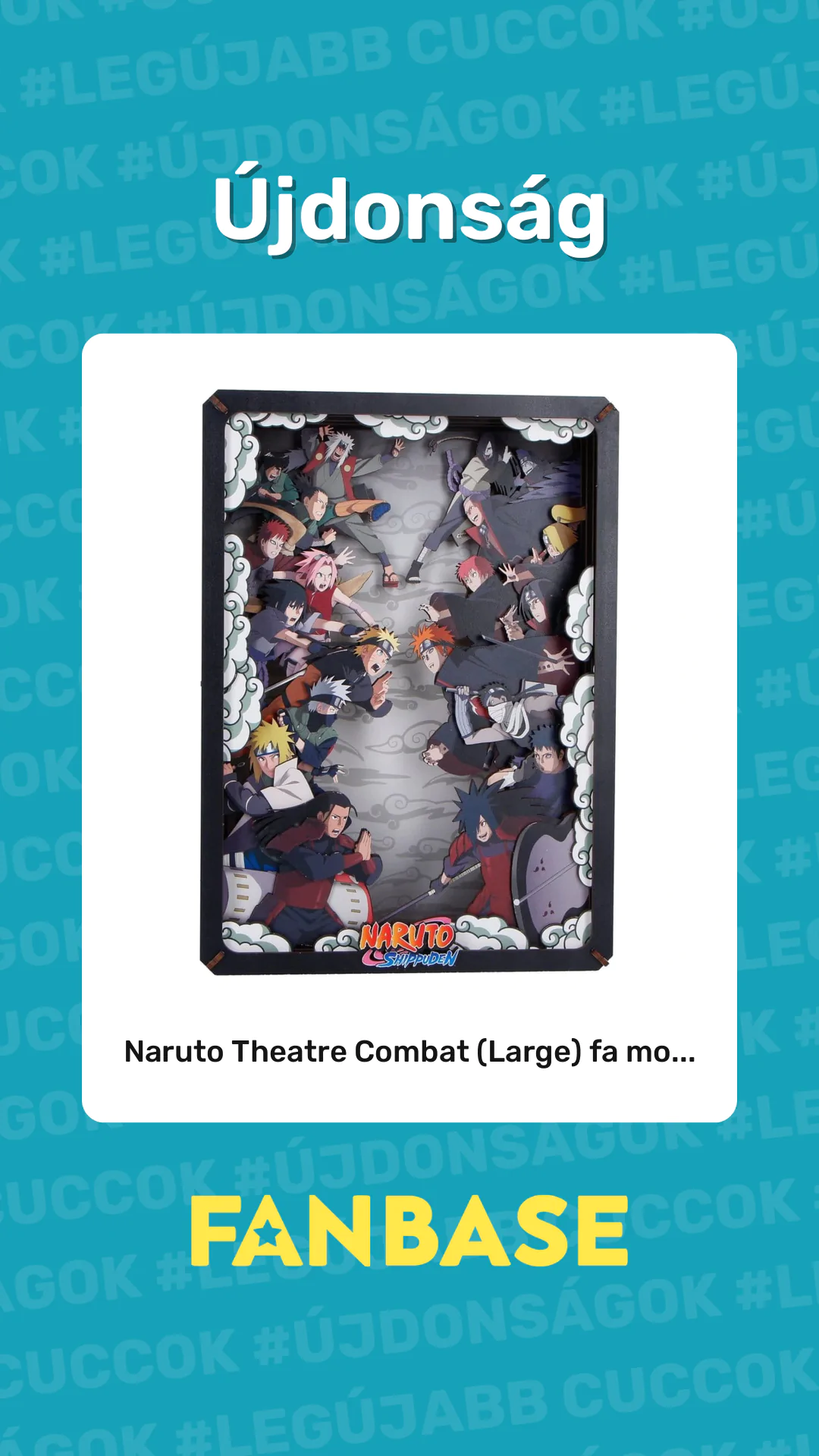 Újdonság: Naruto Theatre Combat (Large) fa mo...