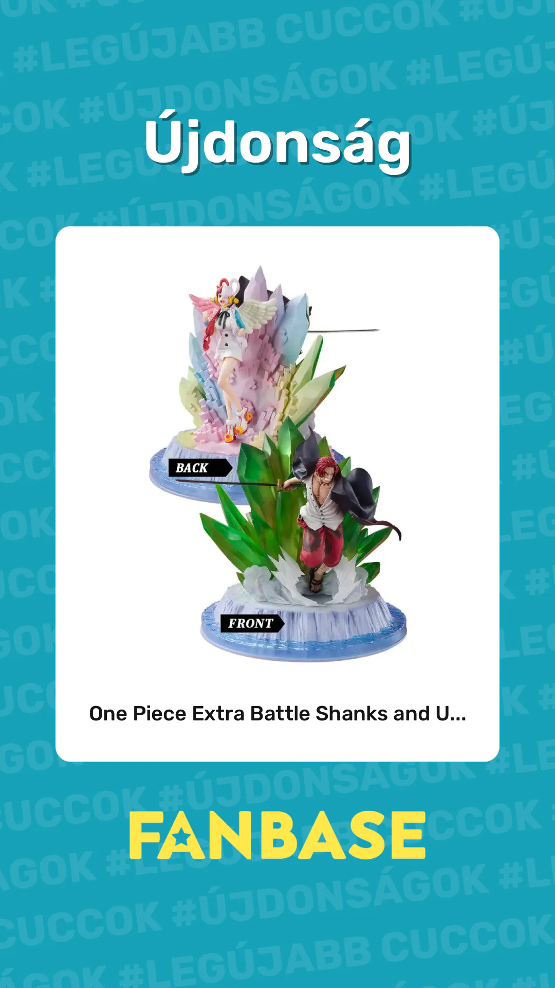 Újdonság: One Piece Extra Battle Shanks and U...