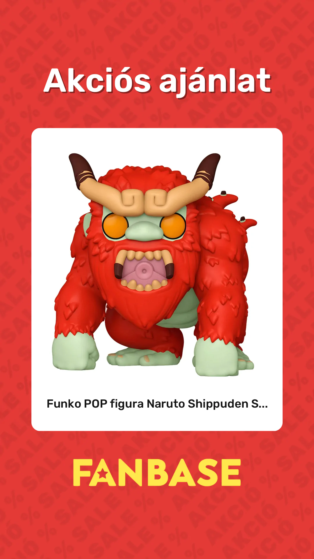 Akciós ajánlat: Funko POP figura Naruto Shippuden S...