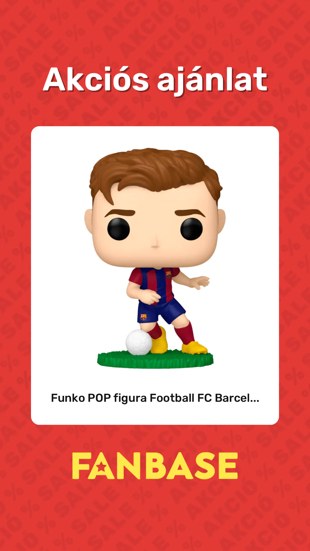 Akciós ajánlat: Funko POP figura Football FC Barcel...