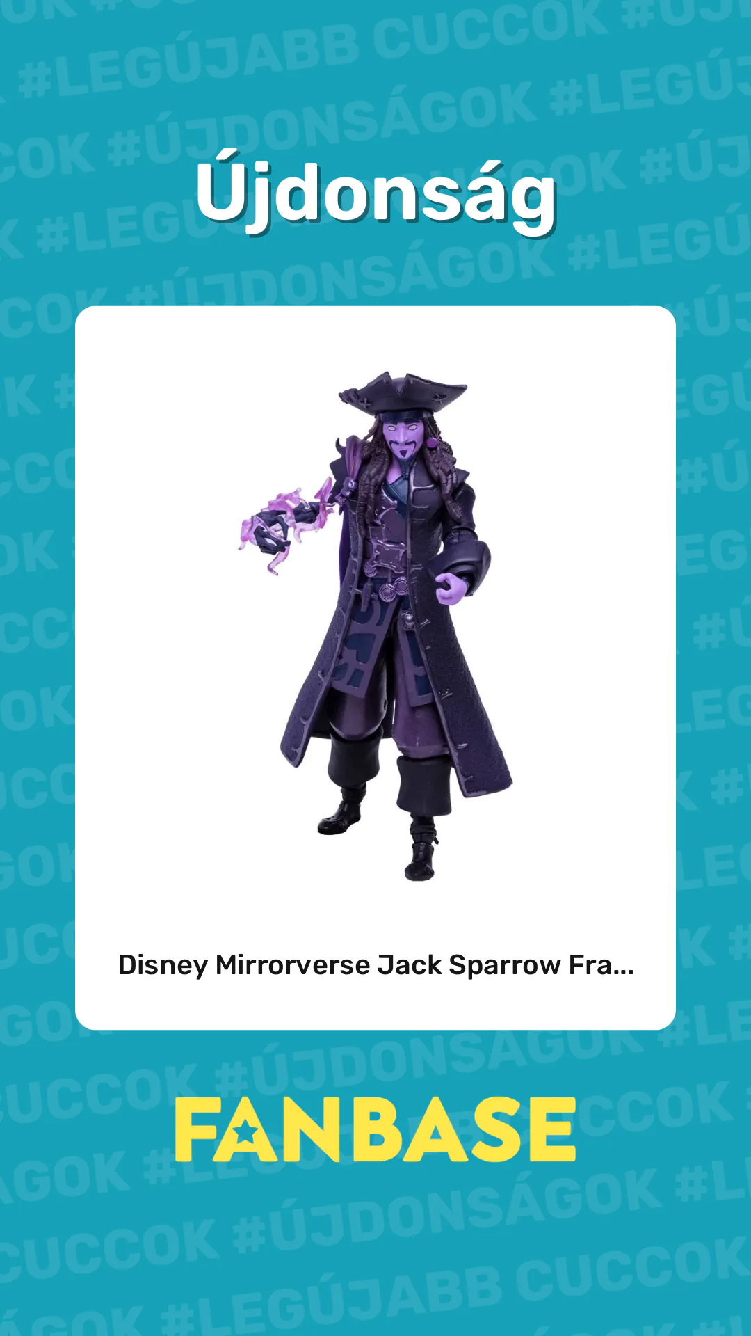 Újdonság: Disney Mirrorverse Jack Sparrow Fra...