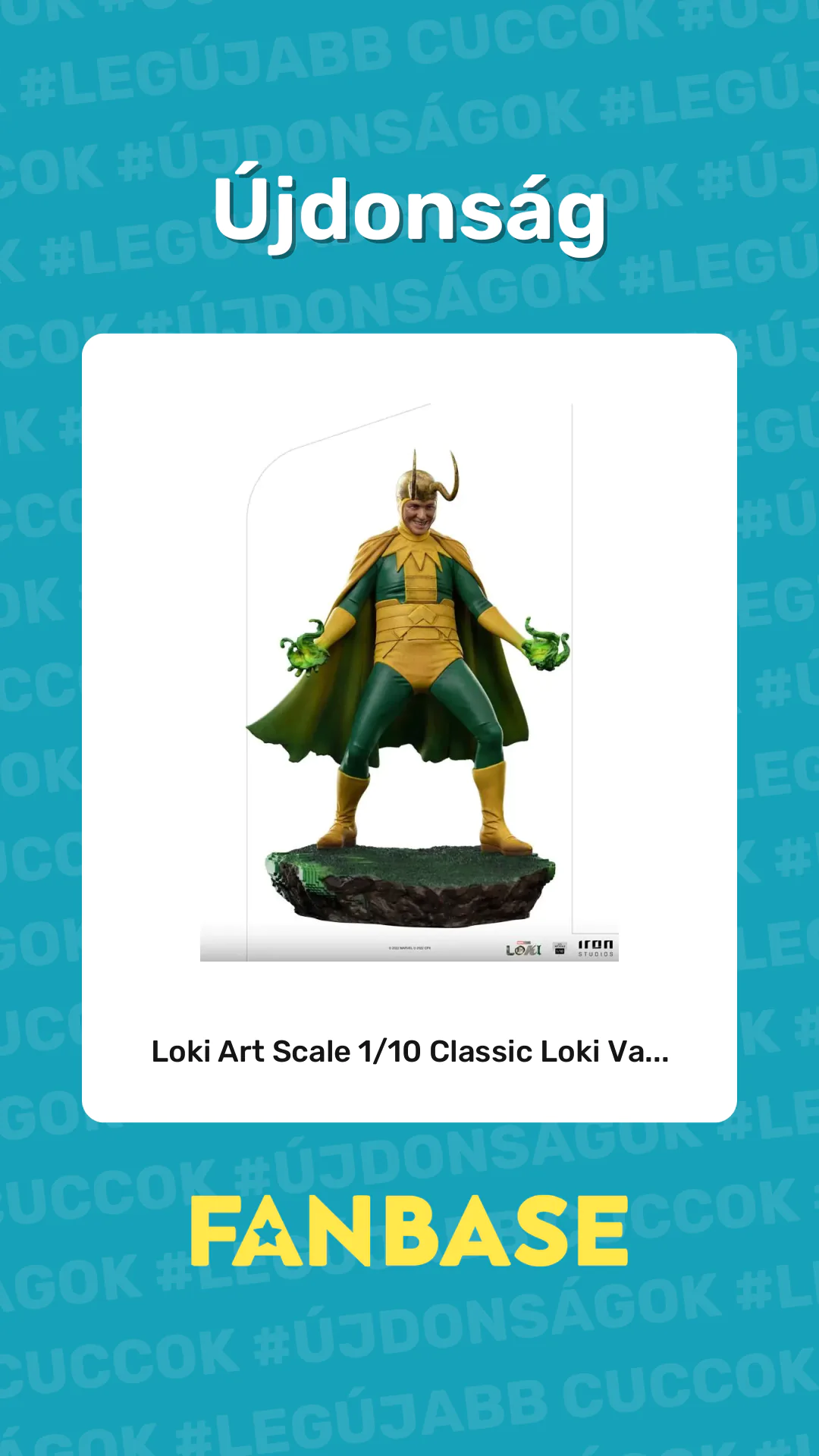 Újdonság: Loki Art Scale 1/10 Classic Loki Va...