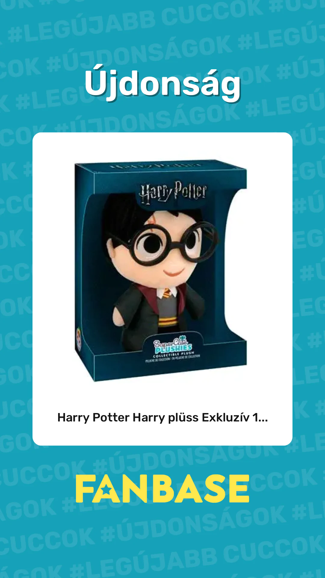 Újdonság: Harry Potter Harry plüss Exkluzív 1...