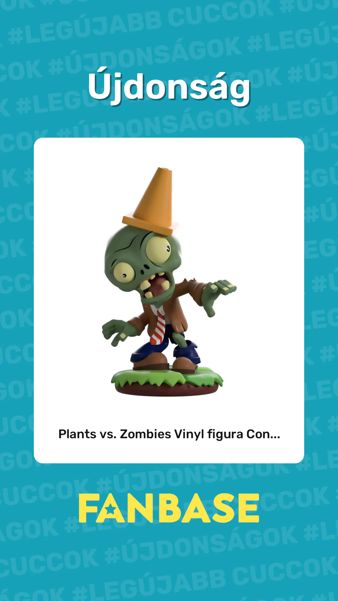 Újdonság: Plants vs. Zombies Vinyl figura Con...