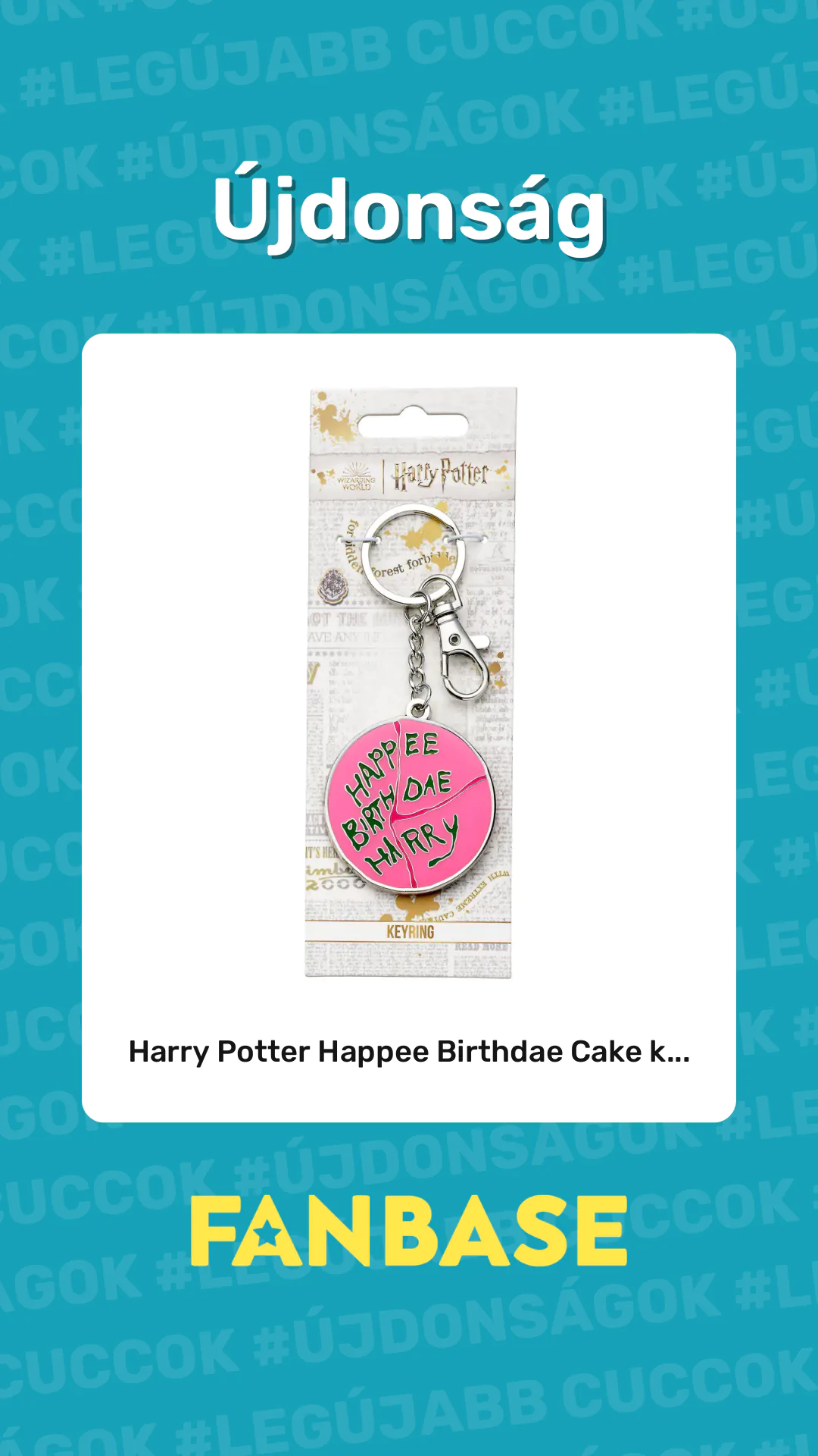 Újdonság: Harry Potter Happee Birthdae Cake k...