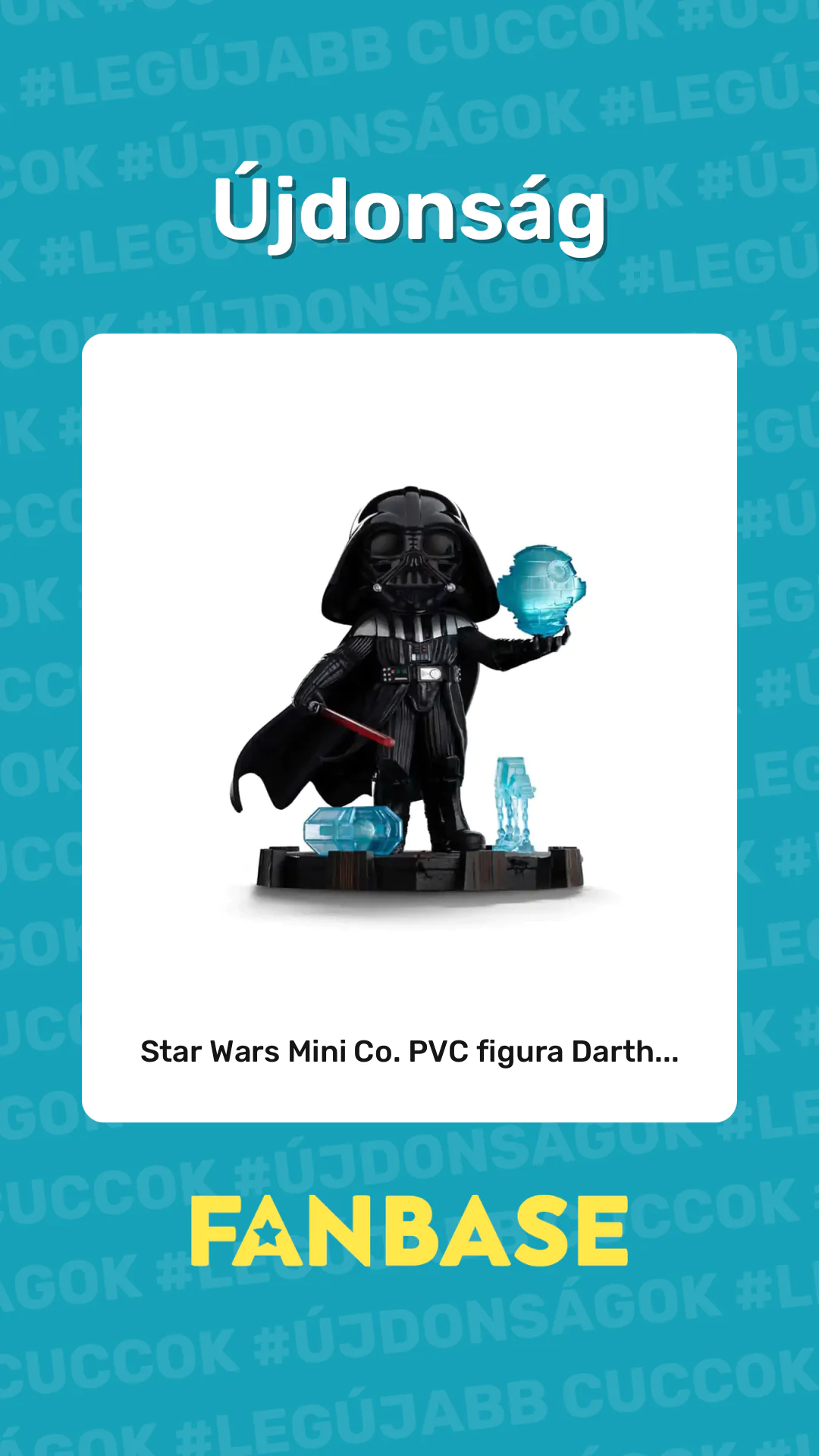 Újdonság: Star Wars Mini Co. PVC figura Darth...