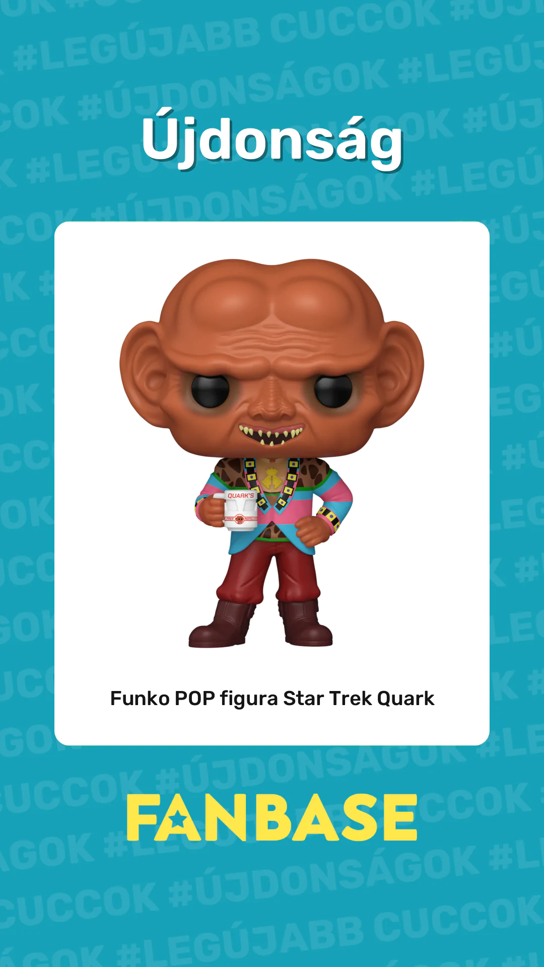 Újdonság: Funko POP figura Star Trek Quark