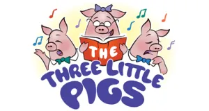 A három kismalac figurák logo