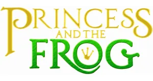 A hercegnő és a béka figurák logo