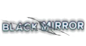 Fekete tükrös logo