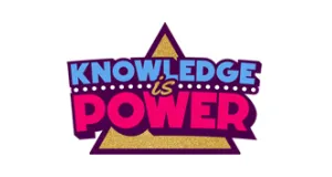 Knowledge is Power cuccok termékek ajándékok logo