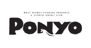 Ponyo a tengerparti sziklán-os logo