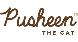 Pusheen kitűzők logo