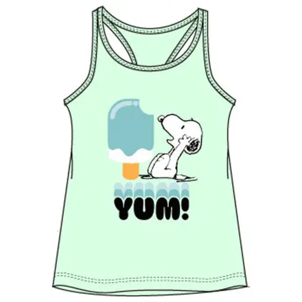 Snoopy Yum Green gyerek rövid póló, felső  termékfotó
