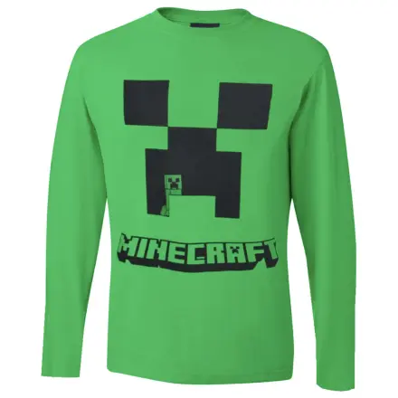 Minecraft Creeper Green gyerek hosszú ujjú póló, felső  termékfotó