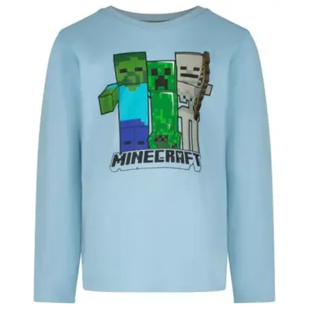 Minecraft Trio Blue gyerek hosszú ujjú póló, felső termékfotó