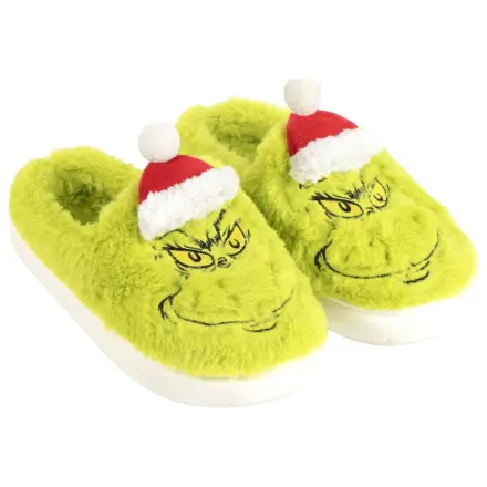 The Grinch Santa Hat Felnőtt Téli Papucs termékfotó