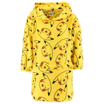 Pokémon Pika belebújós plüss polár takaró, poncsó  termékfotó