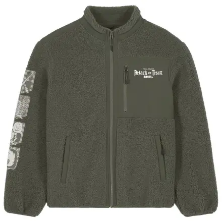 Attack On Titan Logo Sherpa kabát dzseki termékfotó