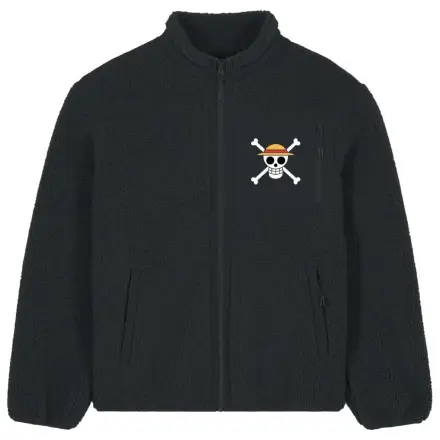 One Piece Logo Sherpa kabát dzseki termékfotó