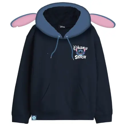 Lilo & Stitch Stitch Face kapucnis pulóver termékfotó