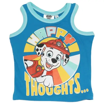 Mancs Őrjárat Happy Thoughts Blue gyerek rövid póló, felső  termékfotó