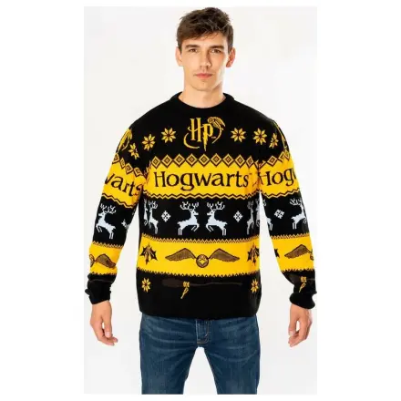 Harry Potter Deluxe Hogwarts Kötött Karácsonyi Pulóver  termékfotó
