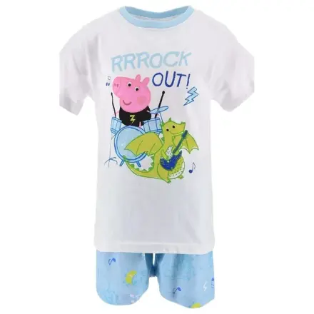 Peppa malac Rock Out White gyerek rövid pizsama  termékfotó