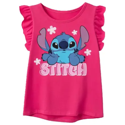 Stitch Tiny Smile Pink gyerek rövid póló termékfotó