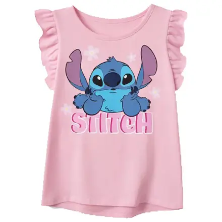 Stitch Tiny Smile Light Pink gyerek rövid póló, felső  termékfotó