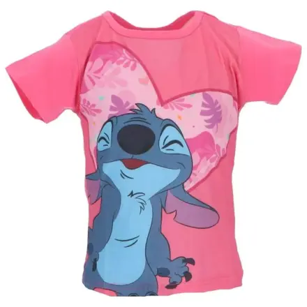 Stitch Fun Pink gyerek rövid póló, felső  termékfotó