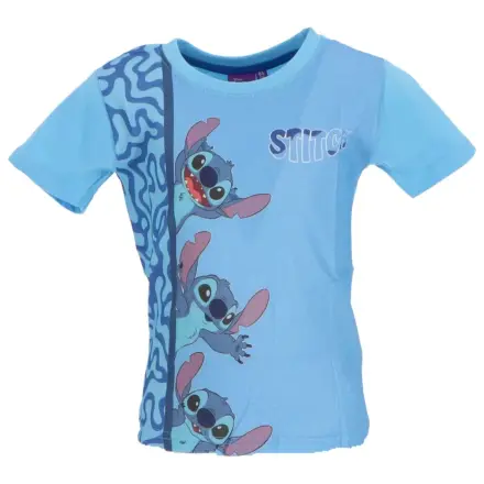 Stitch Loving Look Light Blue gyerek rövid póló, felső termékfotó