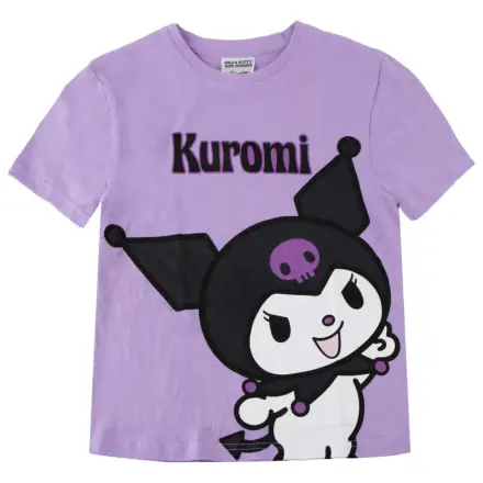 Hello Kitty Kuromi Purple gyerek rövid póló, felső  termékfotó