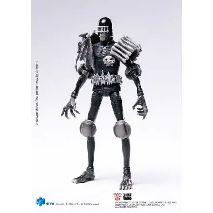 2000 AD Exquisite 1/18 Black and White Judge Death Mini akciófigura 10 cm termékfotó