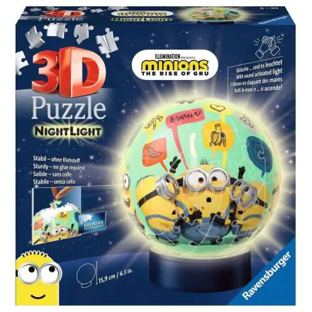 3D Puzzle Minions 2 Puzzle Ball éjjeli lámpa termékfotó