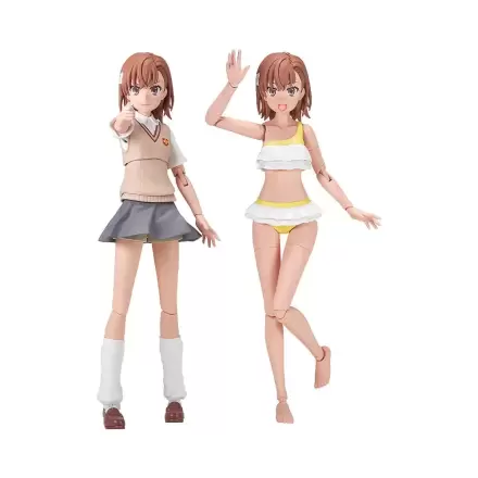 A Certain Scientific Railgun T Mikoto Misaka DX Ver. Műanyag modell készlet 16 cm termékfotó