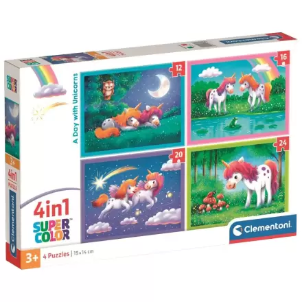 A Day with Unicorns puzzle 12+16+20+24db-os termékfotó