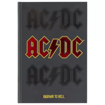 AC/DC A5 jegyzetfüzet termékfotó