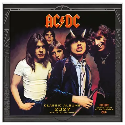 AC/DC Albums naptár 2027 30 x 30 cm termékfotó