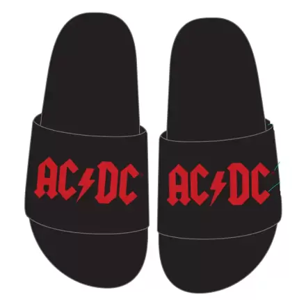 AC/DC Slippers Logo Size L termékfotója