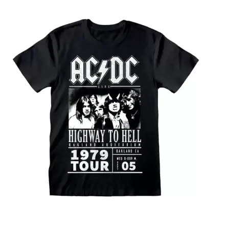 AC/DC Highway To Hell 1979 Tour Black póló termékfotója