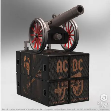 AC/DC Rock Ikonz On Tour Statues Cannon "For Those About to Rock"  szobor figura termékfotója