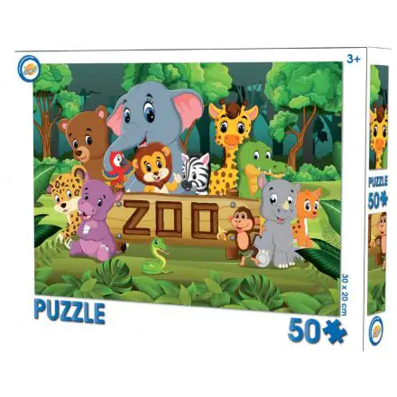 Állatkert puzzle 50 db-os termékfotó