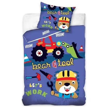 Állatos Bear & Tool ágyneműhuzat  termékfotó