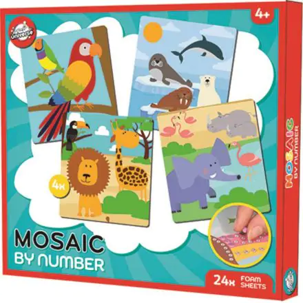 Állatos habszivacs mozaikos kreatív szett termékfotó