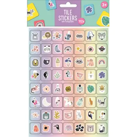 Állatos hologrammos matrica szett termékfotó