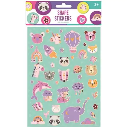 Állatos hologrammos matrica szett termékfotó