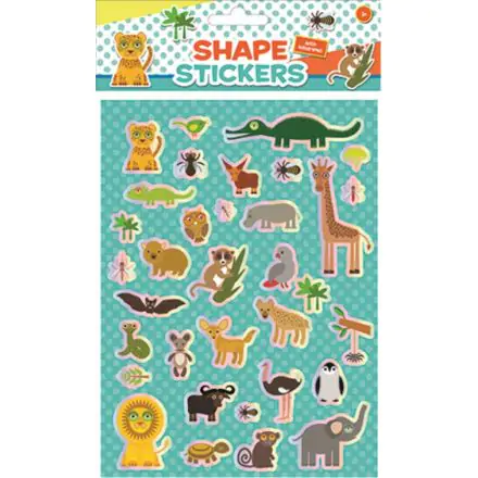 Állatos hologrammos matrica szett termékfotó