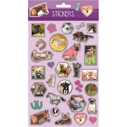 Állatos hologrammos szivacs matrica termékfotó